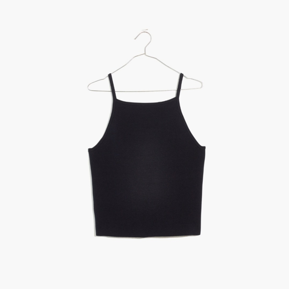 Madewell Apron Sweater Tank Black Size L